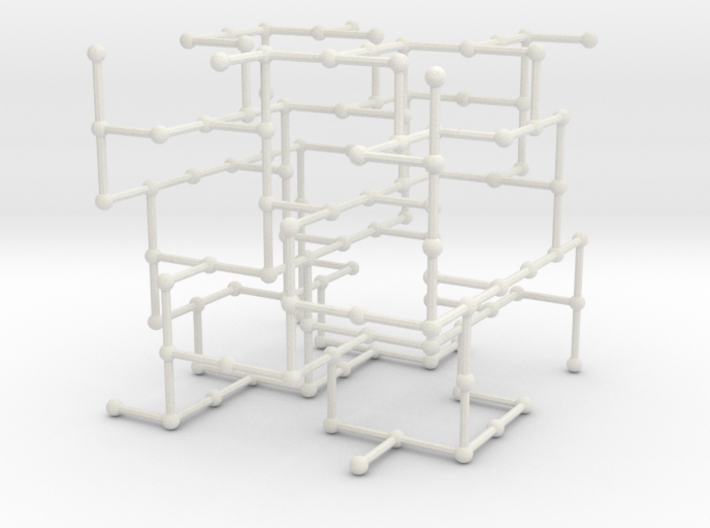 Haugland's grid subgraph no. 2 3d printed