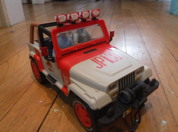 Mattel Legacy Jeep Mirrors  3d printed 