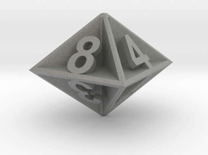 D8 - Plunged Sides 3d printed 