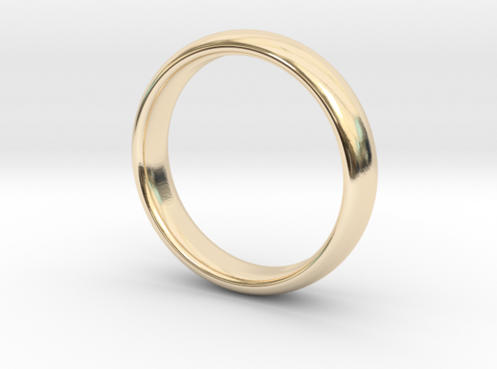 Simple wedding ring 3d printed