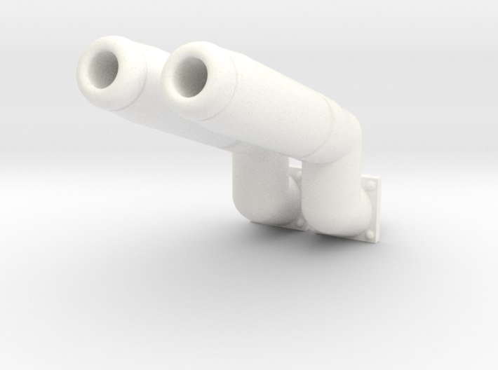M.A.S.K. Bullet Motorbike Exhaust Pipes 3d printed 