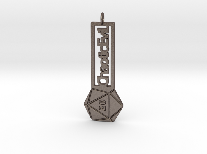 Chaotic Evil RPG Keychain 3d printed 