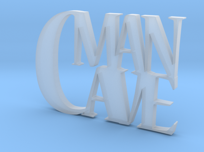 MAN CAVE 3d printed