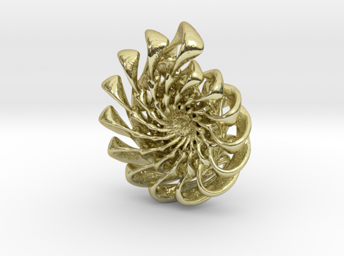 Ammonite Pendant 3d printed