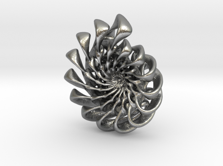 Ammonite Pendant 3d printed