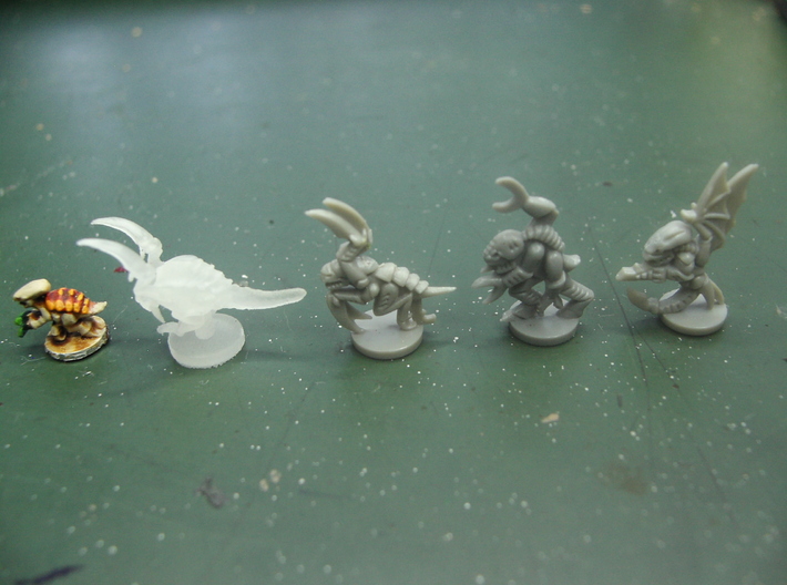 Alien Bug Claw Swarm on 40x12mm Bases (for 8mm) 3d printed 