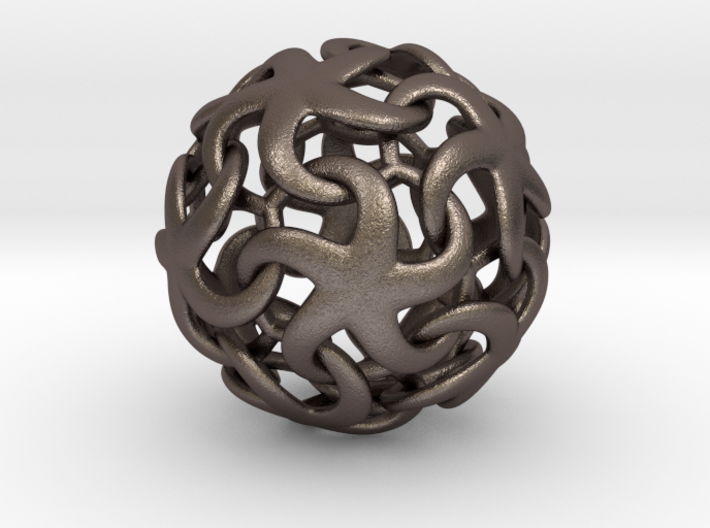 Asteroidea Pendant - Starfish Sphere 3d printed