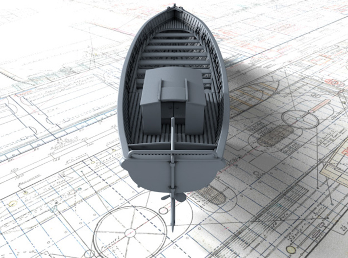 1/72 Royal Navy 45ft Motor Launch x1 3d printed 3d render showing product detail