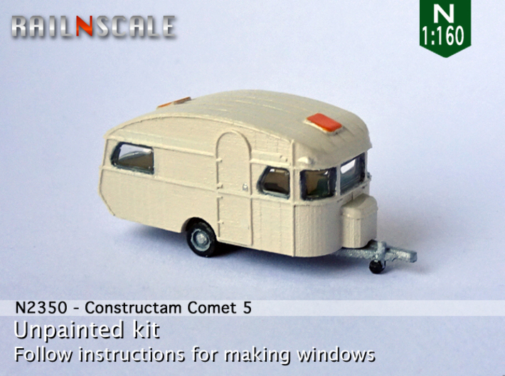 Constructam Comet 5 (N 1:160) 3d printed