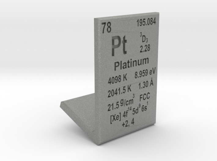Platinum Element Stand 3d printed