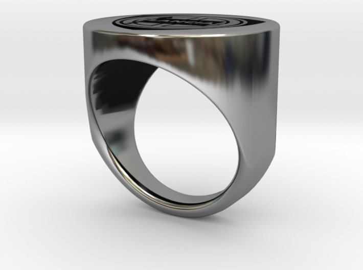 Lancia College Ring inverted V2 3d printed