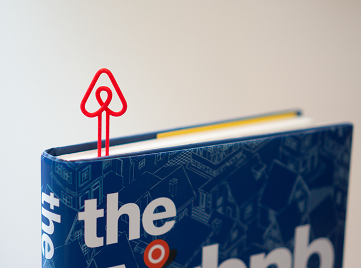 Airbnb Bookmark 3d printed
