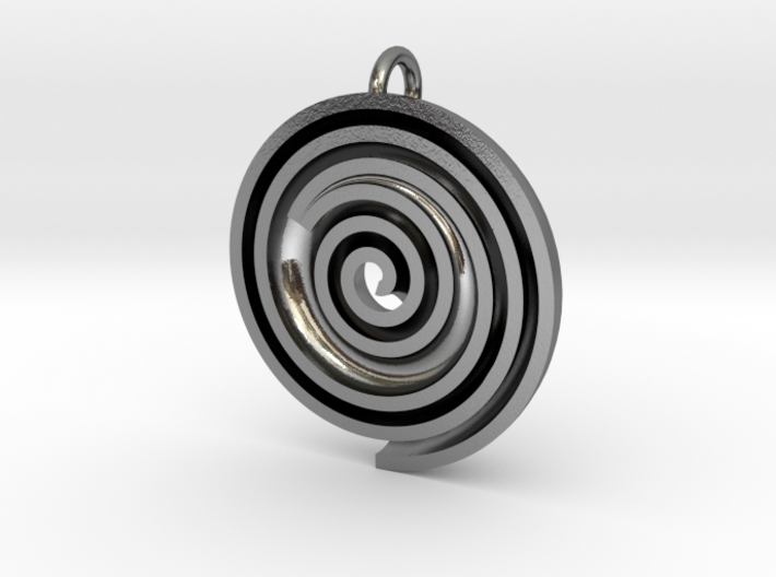 InFin Nautilus: Pendant - Petite 3d printed 