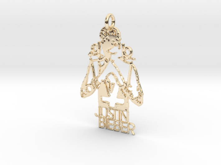 Justin Bieber Pendant - Exclusive Jewellery 3d printed