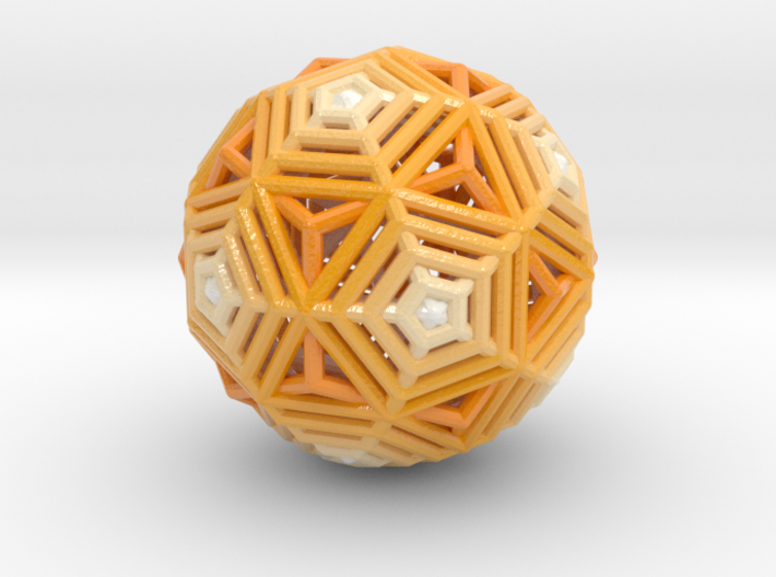 Dodecahedron to Icosahedron Transition 3d printed 