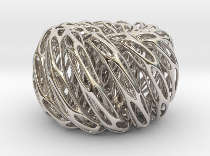 Perforated Twisted Double torus 3d printed