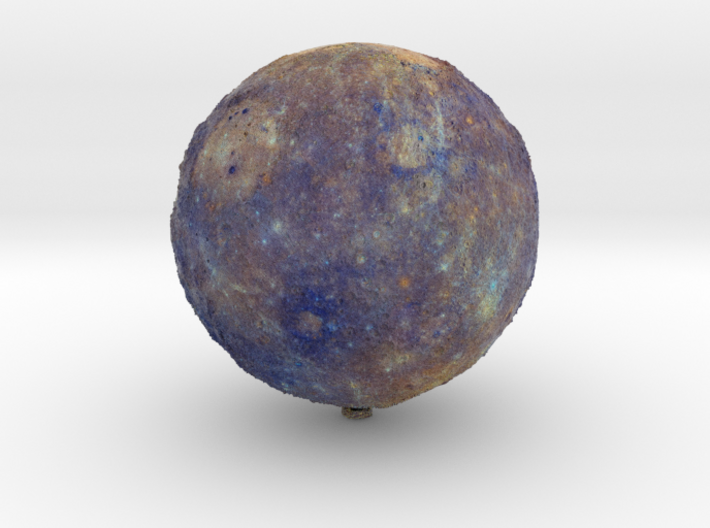 Mercury, Enhanced Color /12&quot; Earth globe addon 3d printed