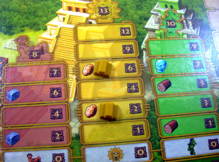 Gold Replacements for Tzolk'in, Set of 30 3d printed You may earn gold if you please the gods.