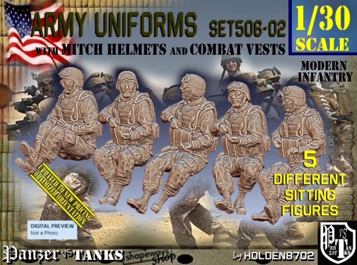 1/30 Mod-Unif Vest+Mitch Set506-02 3d printed