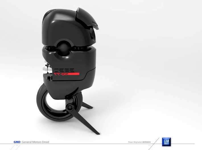 GMD Robot Mascott toy 3d printed