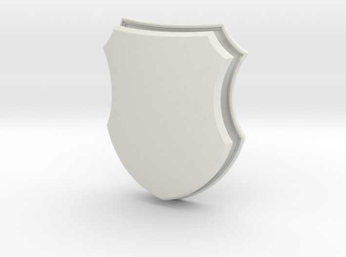Badge Shield (Framed) 3d printed
