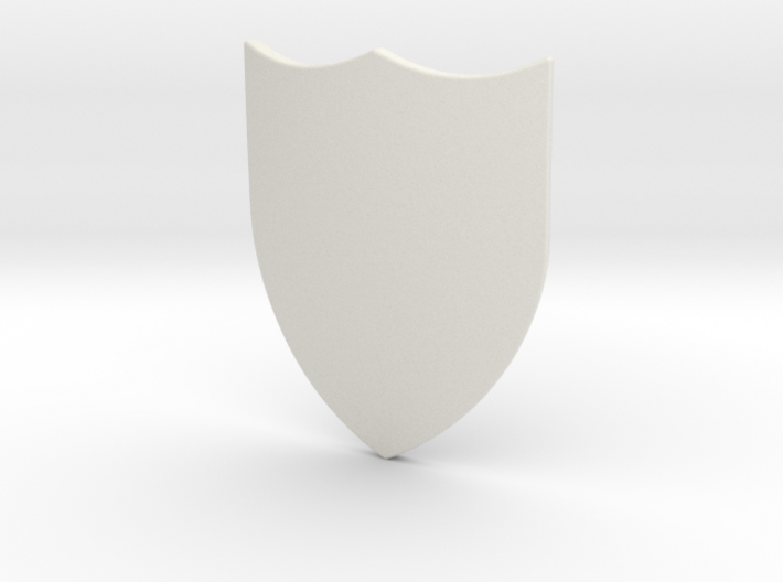 Swiss Shield (Plain) 3d printed