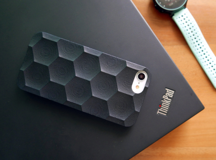 iPhone 7 &amp; 8 case_Hexagon 3d printed