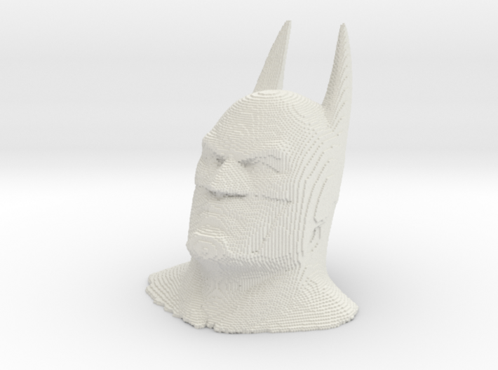 Batman voxelized 3d printed