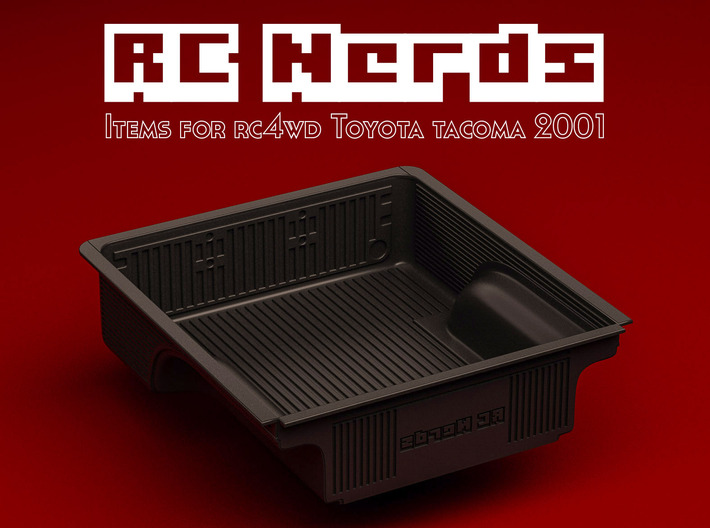 RCN128 Bed liner for RC4WD Toyota Tacoma 3d printed