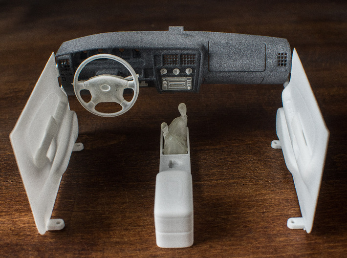RCN121 Dashboard for RC4WD Toyota Tacoma 3d printed 