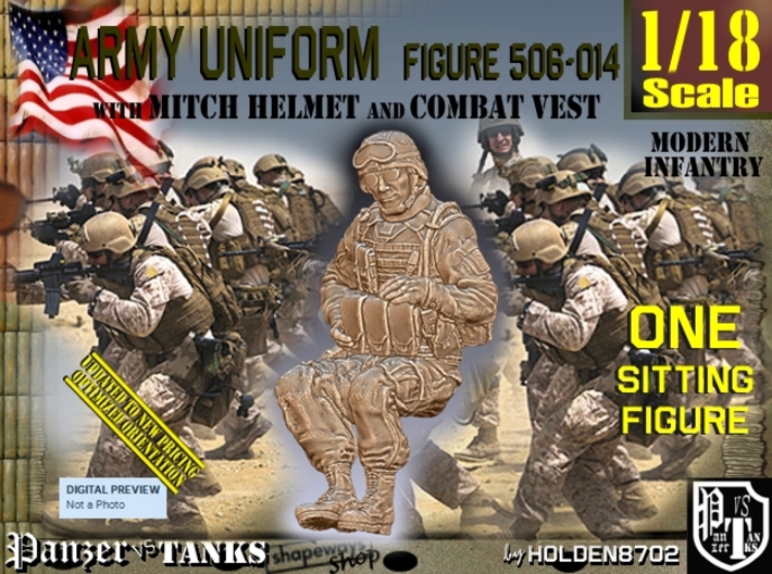 1/18 Mod-Unif Vest+Mitch 506-014 3d printed
