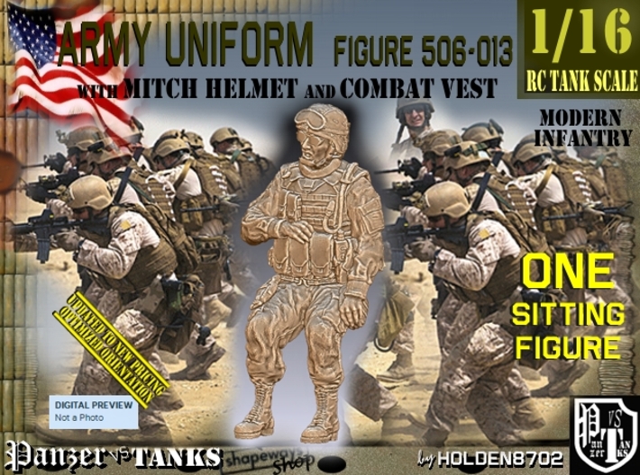 1/16 Mod-Unif Vest+Mitch 506-013 3d printed