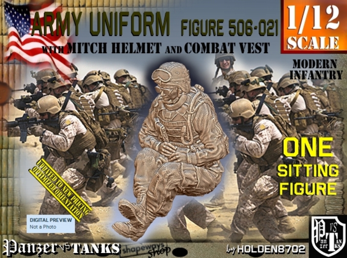 1/12 Mod-Unif Vest+Mitch 506-021 3d printed