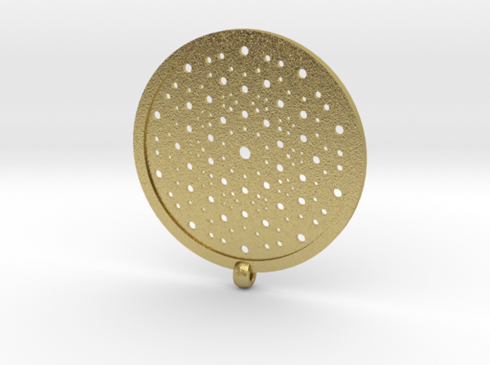 Quasicrystals Diffraction Pattern Pendant 3d printed