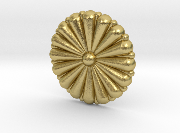 1/72 IJN Gold Chrysanthemum 3d printed