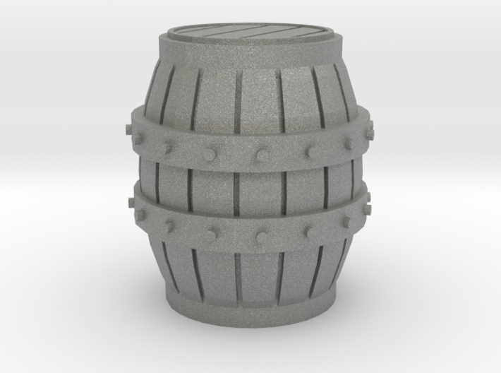 HO scale barrel 3d printed This is a render not a picture