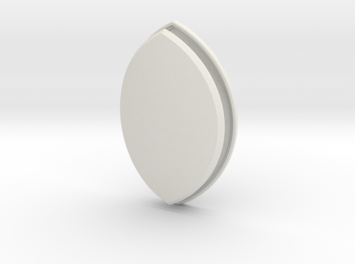 Lens Oval (Framed) 3d printed
