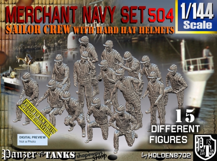 1/144 Merchant Navy Set504 3d printed