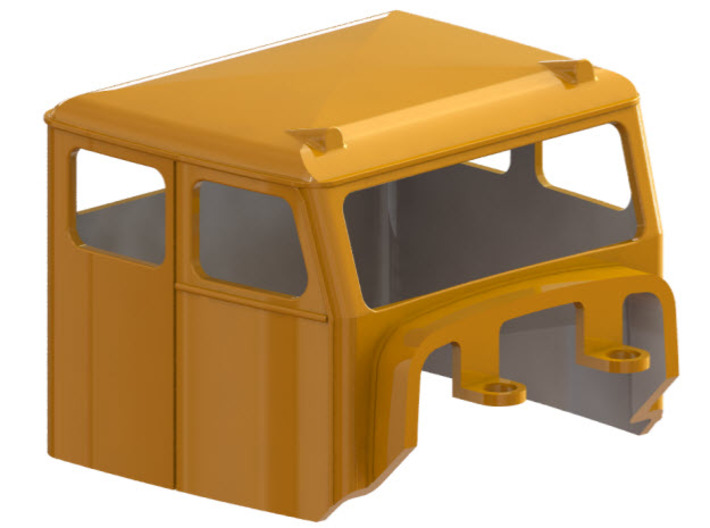 Truck Cab, Be-Ge 1800, fits Tekno Scania 3d printed CAD-model