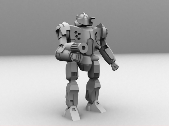 Densha Mecha 1/285 6mm 3d printed CG image of the actual model