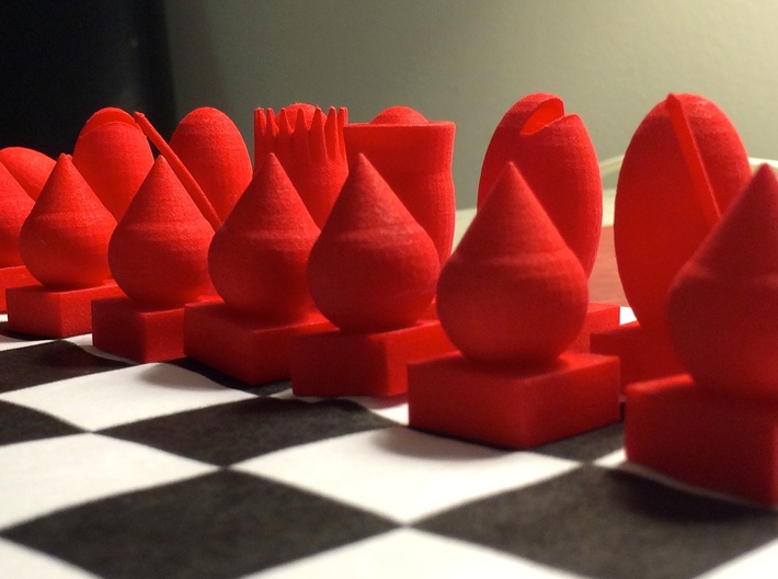 Queen 3d printed with rest of set