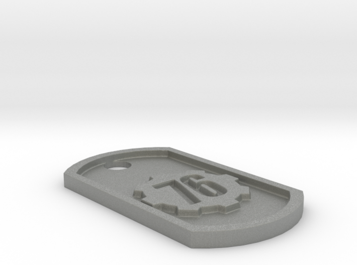 Fallout 76 Themed Dog Tag 3d printed