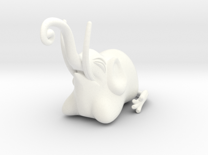 Jakuchu Elephant 3d printed