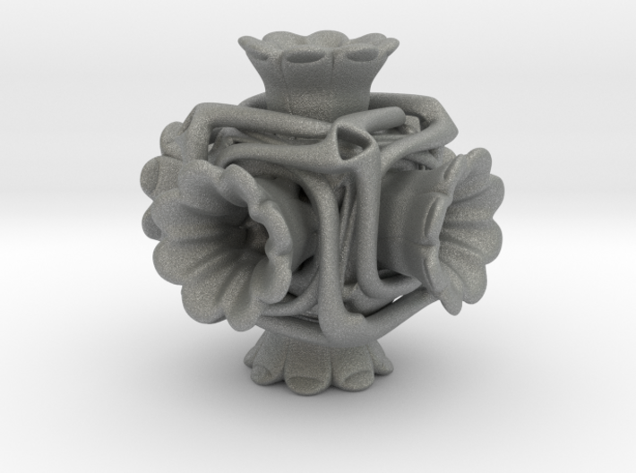 Cubeoctahedral flower 3d printed