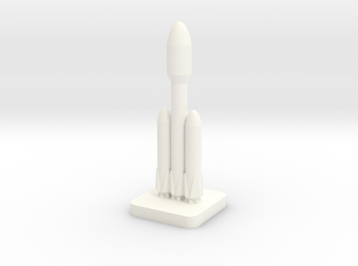 Mini Space Program, Falcon Heavy 3d printed