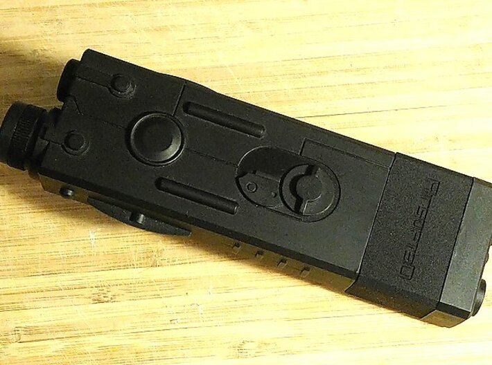 50mm Extension for MP5 PEQ Battery Box 3d printed 