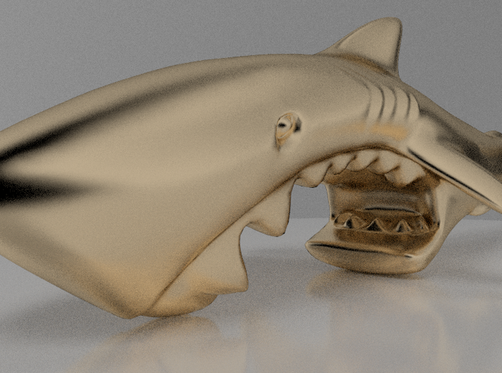 Shark Bottle Opener 3d printed 