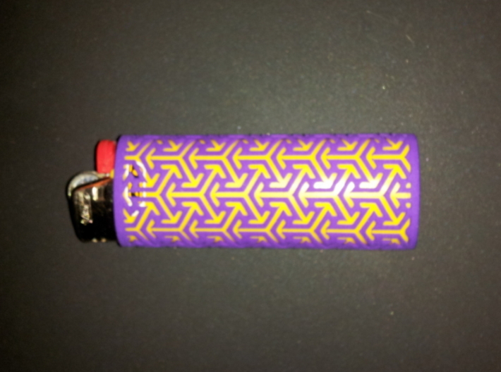 BIC Sleeve Arrows 3d printed Arrow sleeve with yellow lighter