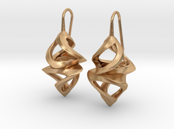 Trianon Twins, Earrings 3d printed