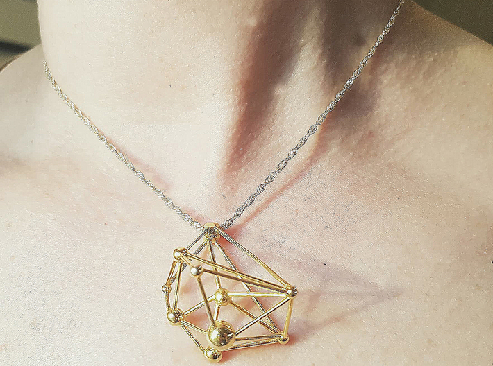 Space pendant 3d printed